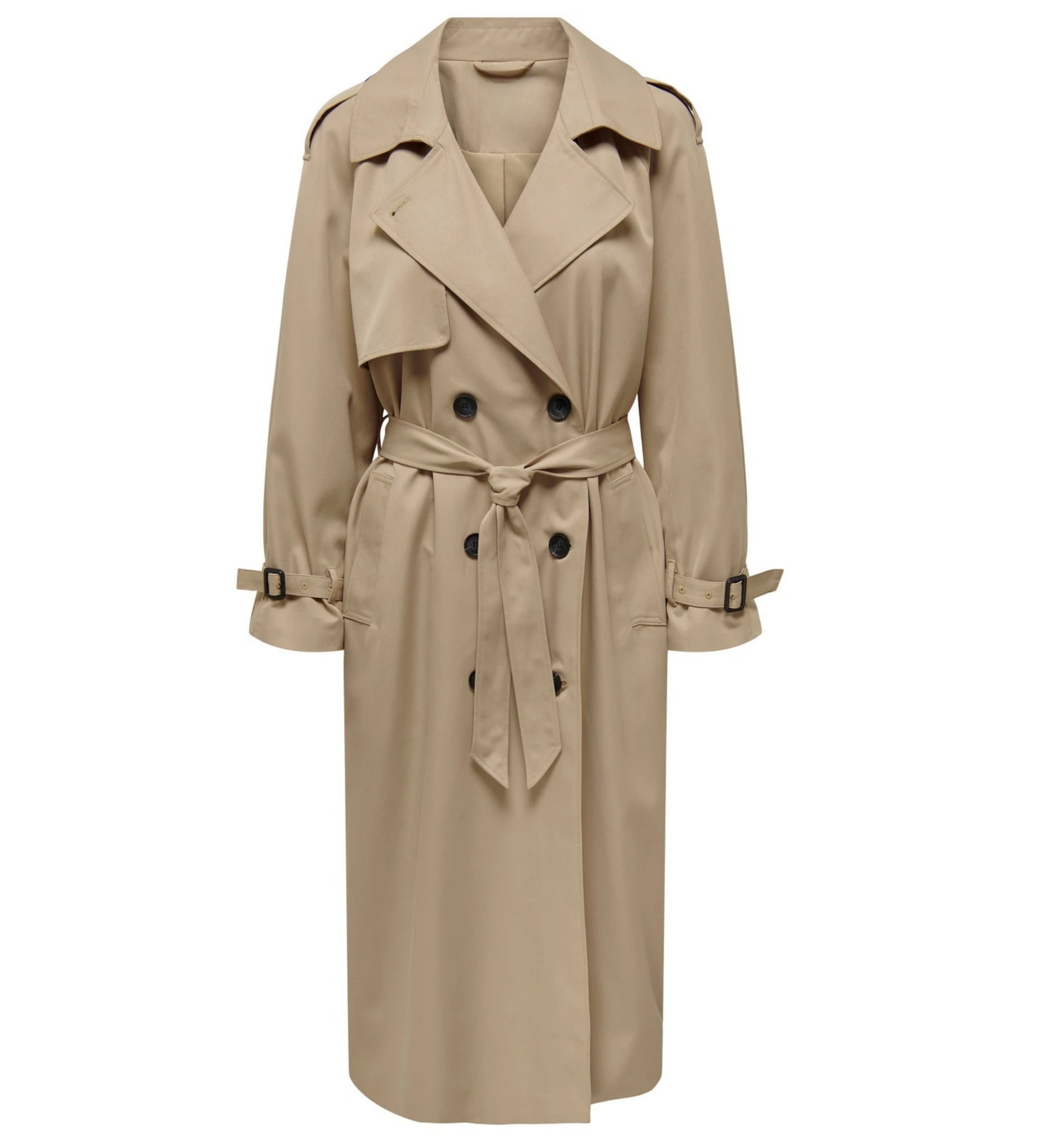Khaki Waterproof Trenchcoat Woman