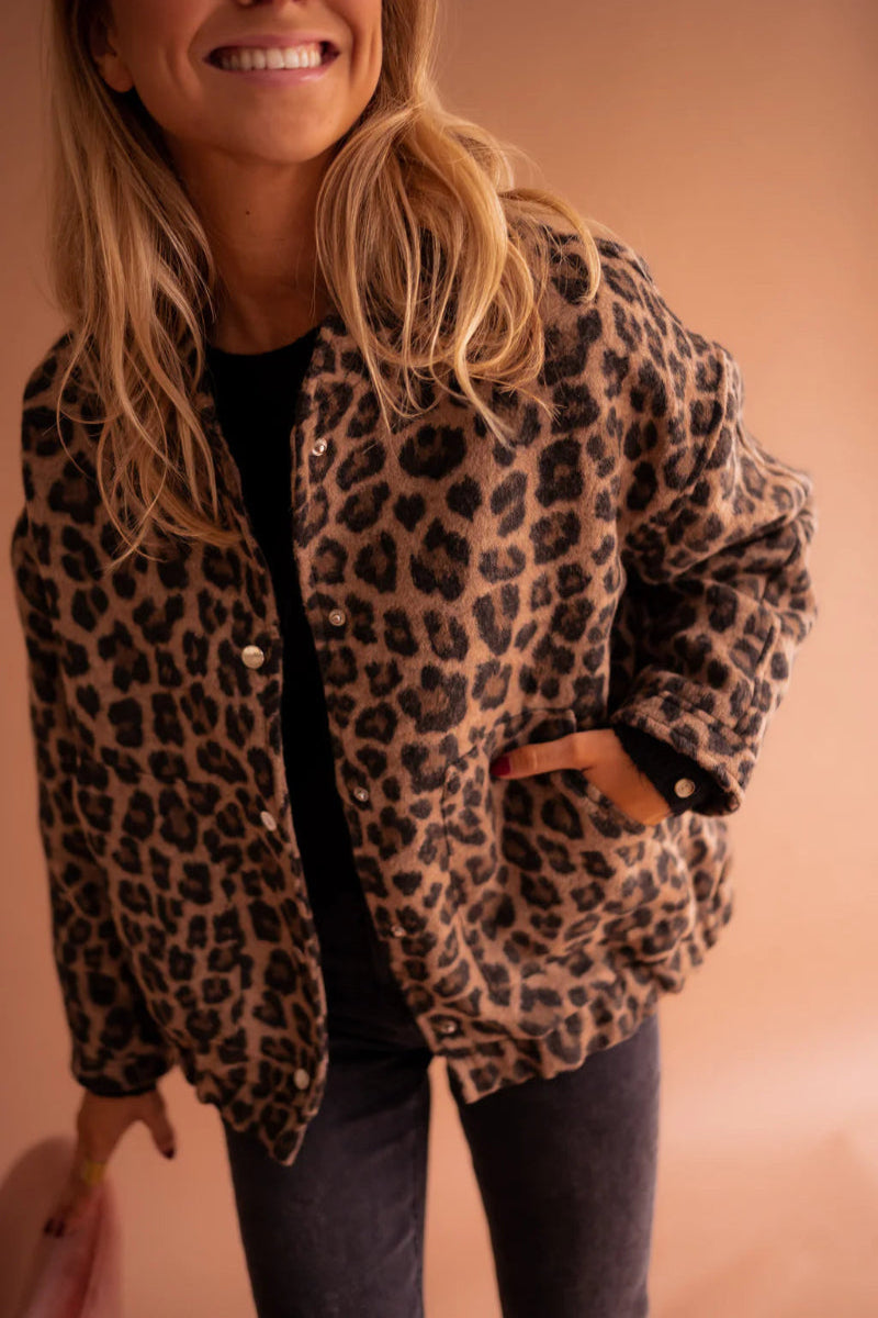 Talyra – Faux Fur Bomber Jacket