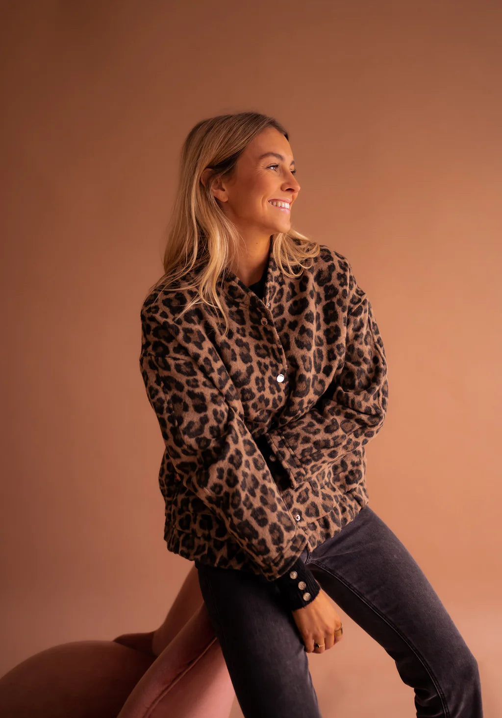 Talyra – Faux Fur Bomber Jacket