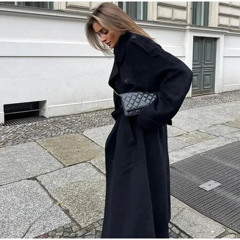 Zeryn – Wool Blend Oversized Jacket