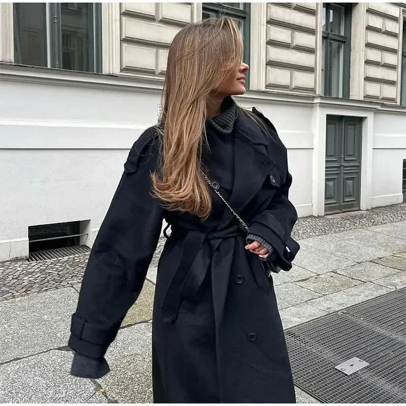 Zeryn – Wool Blend Oversized Jacket