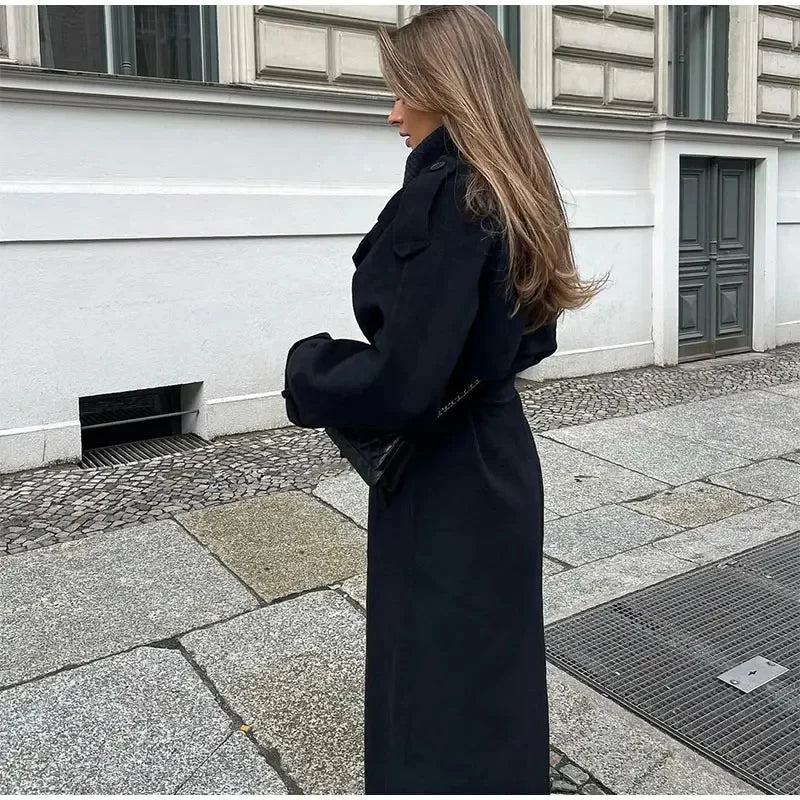 Zeryn – Wool Blend Oversized Jacket