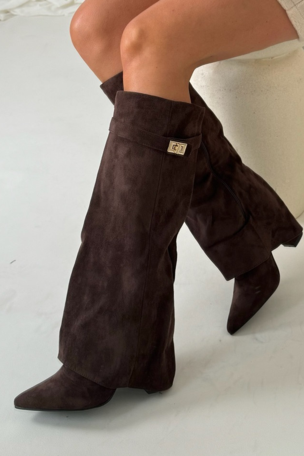 Zohra – High Boots Flap Detail