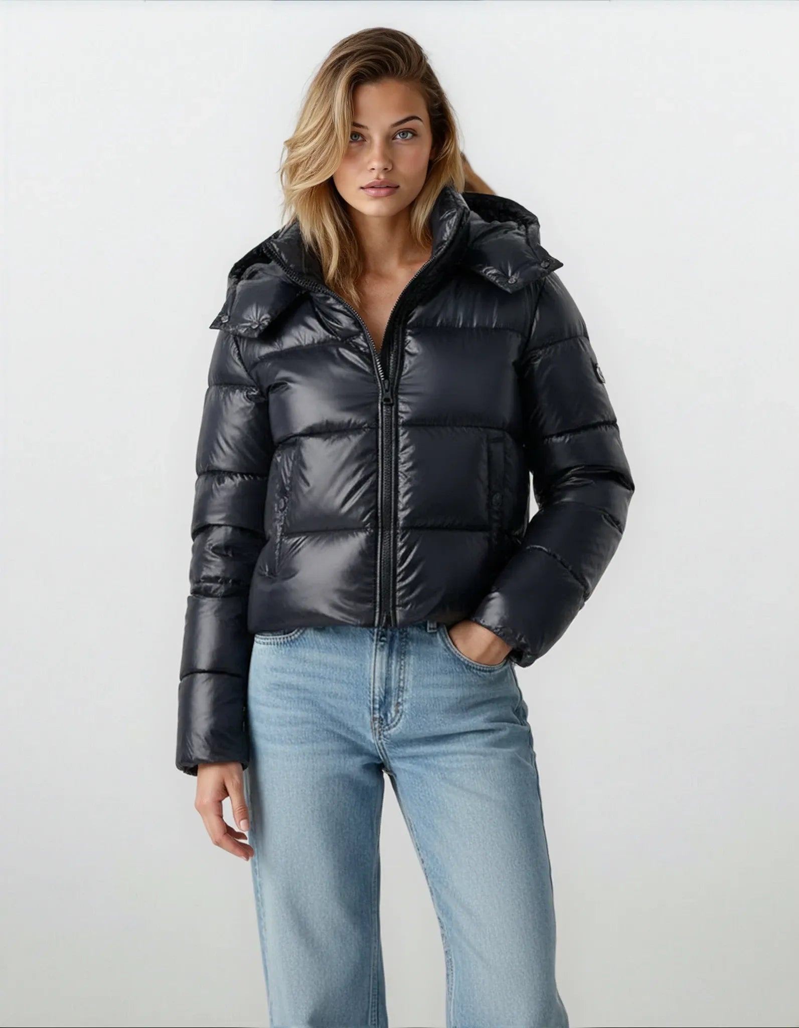 Mioq - Women's Hooded Puffer Jacket