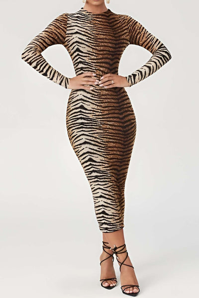 Fynelle-boutique Robes Robe midi slim