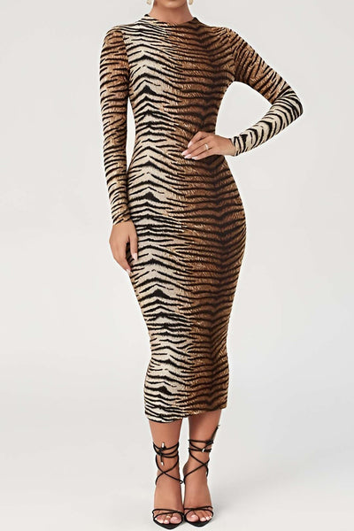 Fynelle-boutique Robes Robe midi slim