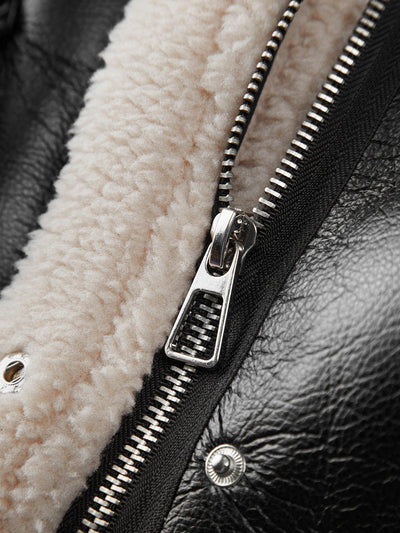 Fynelle-boutique Manteaux Veste en cuir